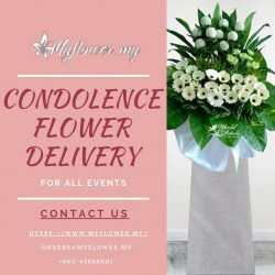 Condolence flower delivery in Malaysia