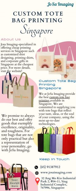 Custom Tote Bag Printing Singapore| JoSa Imaging