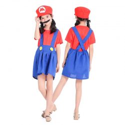 Mario Costume, Red and Green Mario Costume For Women $26.95