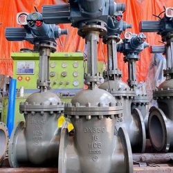 Electric actuated gate valve in Iraq