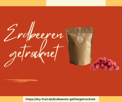 Premium Getrocknete Erdbeeren – Natürlicher Genuss von Dry-Fruit.de