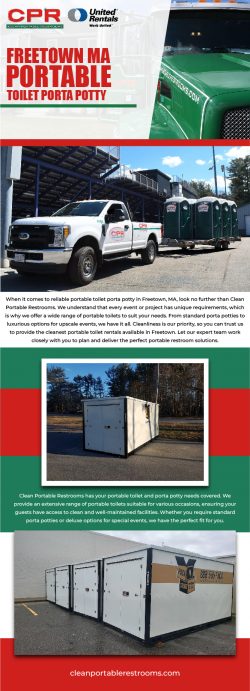 Unmatched Portable Toilet and Porta Potty Rentals in Freetown, MA at Your Fingertips!