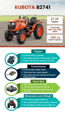 The Kubota Neostar B2741S Tractor