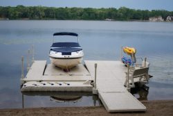 Floating Dock For Pontoon Boat