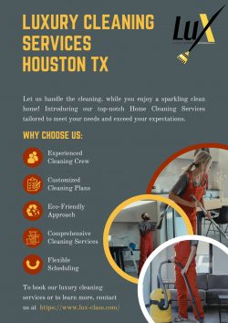 Luxury Cleaning Services in Houston, TX