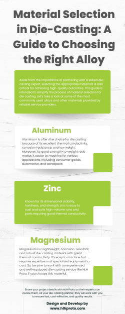Material Selection in Die-Casting: A Guide to Choosing the Right Alloy