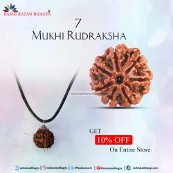 Get 10% Discount Buy 7 Mukhi Rudraksha Beads this Shravan Maas