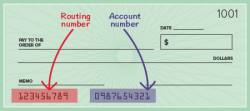 Routing Numbers