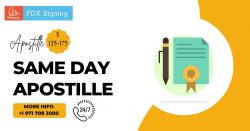 Same day apostille services