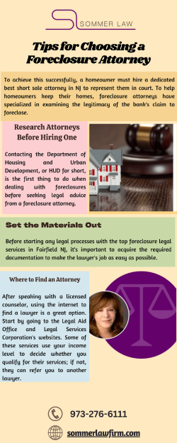 Tips for Choosing a Foreclosure Attorney