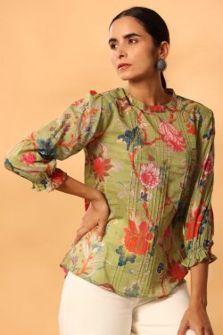 Summer Printed Cotton Tops For Women – PinkCactii