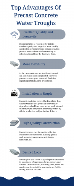 Top Advantages Of Precast Concrete Water Troughs