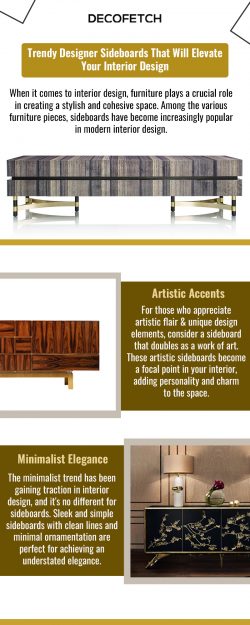 Trendy Designer Sideboards That Will Elevate Your Interior Design