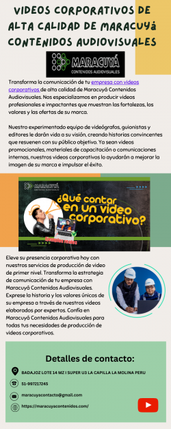 Videos Corporativos de Alta Calidad de Maracuyá Contenidos Audiovisuales