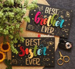 Best Brother & Sister String Art | Gift for Rakshbandhan – Craftsbazaar