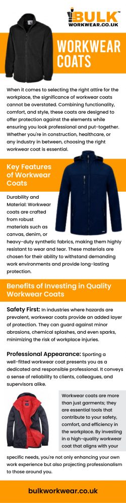 Stylish Workwear Coats for Professional Elegance