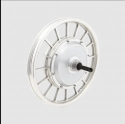 Aluminum wheel electric bicycle motors