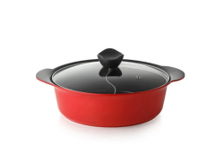 Hot Pot With Divider Non-Stick Casserole