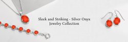 Luminous Accents: Sparkling Silver Red Onyx Jewelry to Enhance Your Look