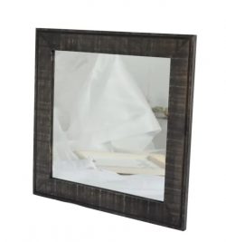 Wood framed mirror