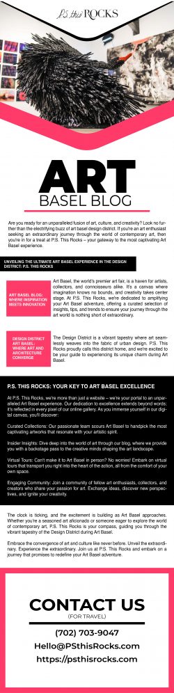 Discover the Art Basel Blog Experience with P.S. This Rocks!