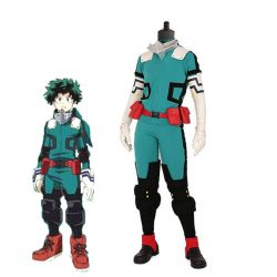 Deku My Hero Academia Cosplay, My Hero MHA Midoriya Izuku Deku Jumpsuit Halloween Full Set $119.95