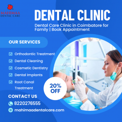 Best dental Doctor in coimbatore at Mahimaa dental care