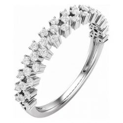 Unique Diamond Anniversary Band for Women