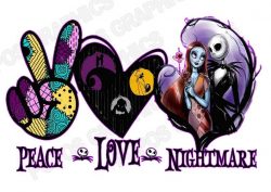 Peace Love NIGHTMARE PNG $3.99