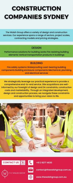 The Walsh Group: Leading Construction Companies in Sydney