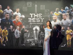 FWH Founder Rani Vanouska T. Modely Lights Up FIFA Awards with Omnia Ball