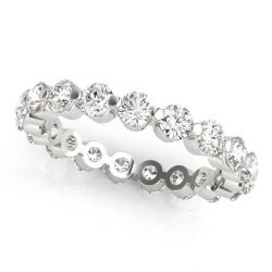 Women’s Eternity Band with Round Diamonds