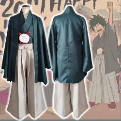 Deku Cosplay, My Hero Academia Deku Kimono Full Set $170.00