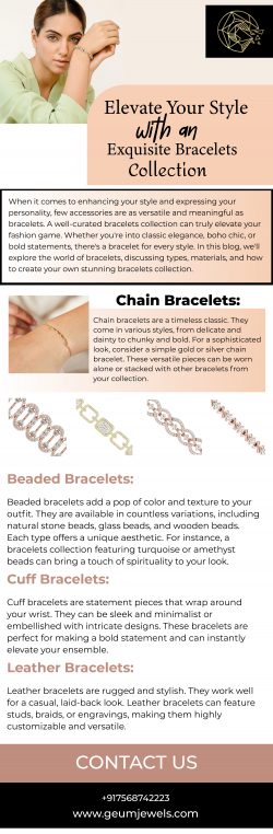 Exquisite Bracelets Collection: Elevate Your Style with Stunning Designs