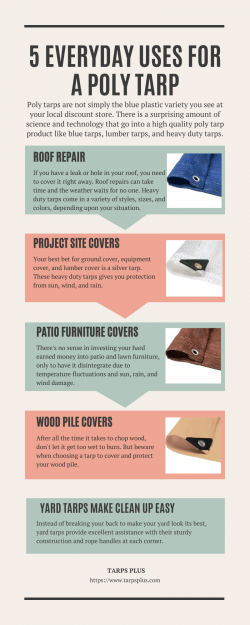 5 Everyday Uses For a Poly Tarp