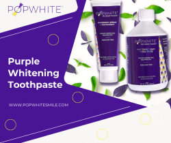 Elevate Your Smile with PopWhiteSmile’s Innovative Purple Whitening Toothpaste