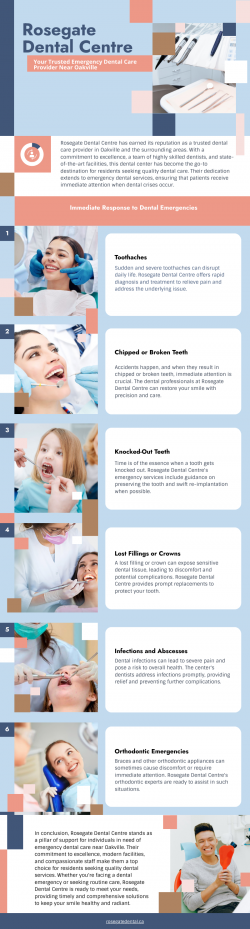 Rosegate Dental Centre: Your Trusted Dentist in Oakville