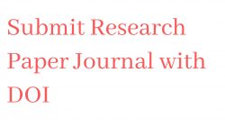 Submit research paper Journal with DOI