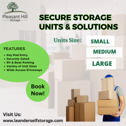 Get Affordable Storage Solution in Pleasant Hill Storage