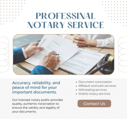 Notary for Affidavit and Oath Notarization