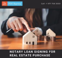 Notary Loan signing For Real estate Purchase