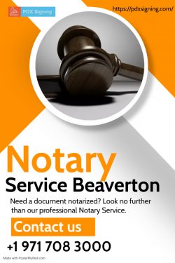 Notary service Beaverton