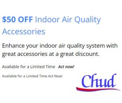 $50 OFF Indoor Air Quality Accessories