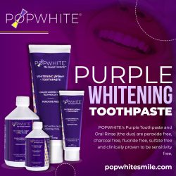 Transform Your Smile with PopWhiteSmile’s Exclusive Purple Whitening Toothpaste