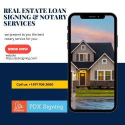 Real estate loan signing & Notary services