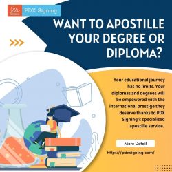 Want to Apostille your degree or diploma