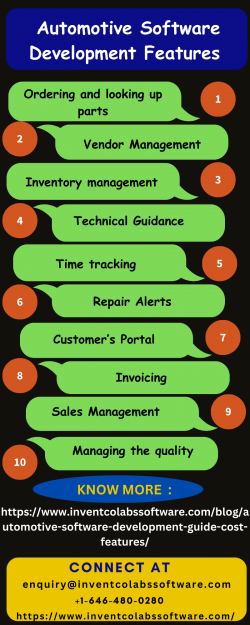 Automotive Software Development Features