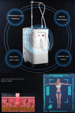 Long pulsed ND YAG alexandrite laser. OEM long pulse laser machine