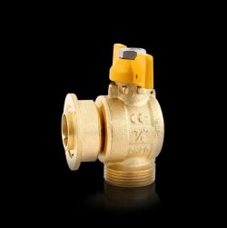 3/4″ 7/8″ Butterfly Handle Angle Gas Valve, M-F Sliding Nut