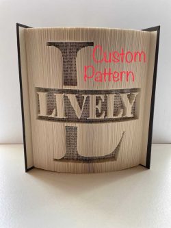 Custom Name Book Folding